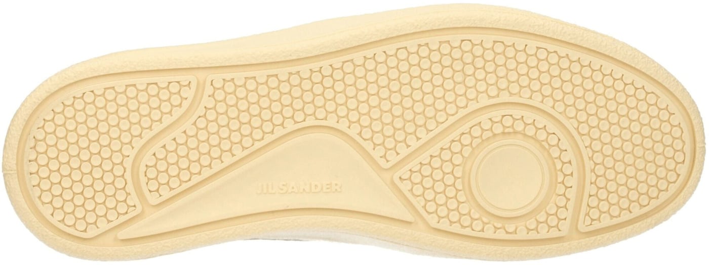 Jil Sander White Leather Low Top Sneakers
