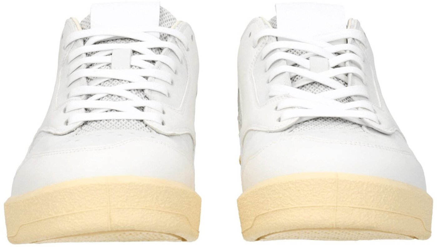 Jil Sander White Leather Low Top Sneakers