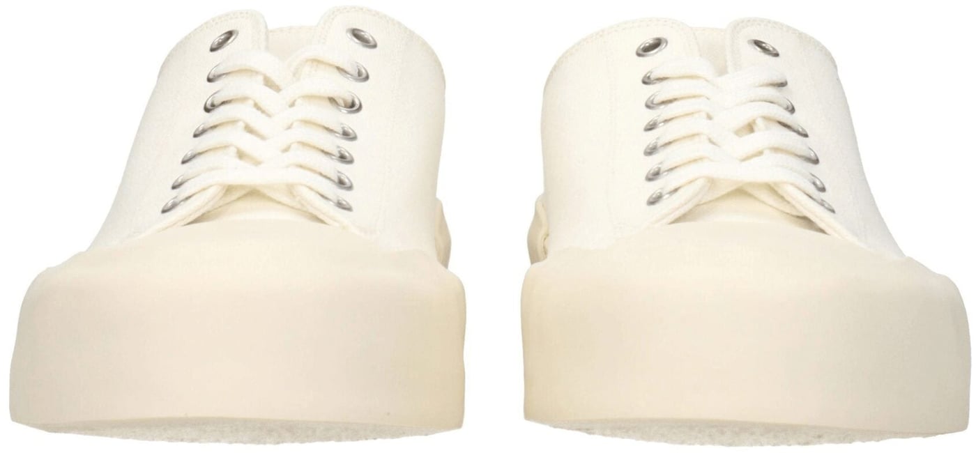 Jil Sander Beige Fabric Low Top Sneakers