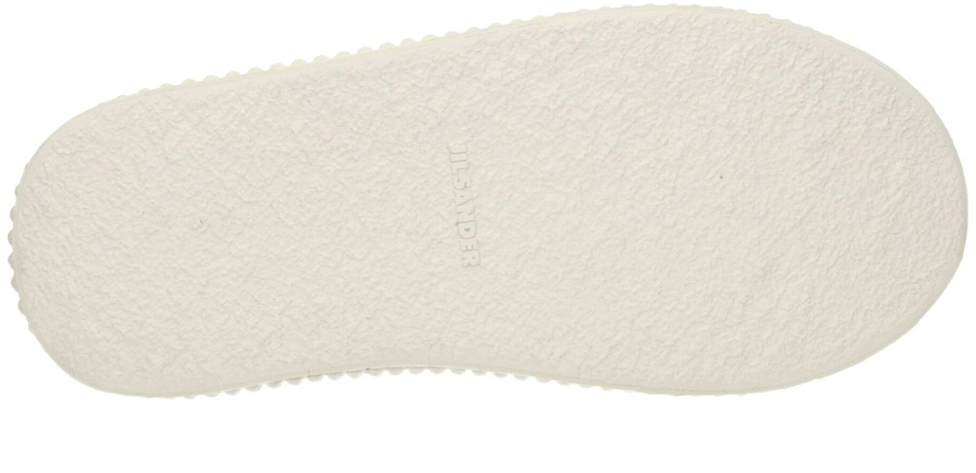 Jil Sander White Fabric Platform Sneakers