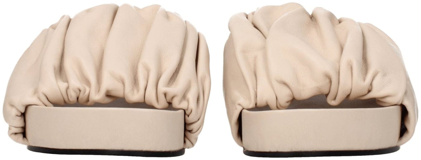 Jil Sander Pink Leather Slippers