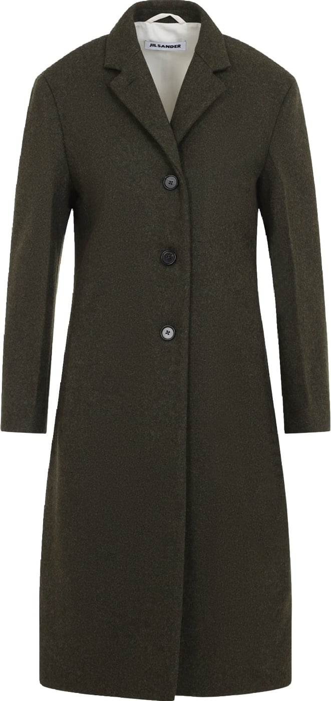 Jil Sander Slim Straight Knee-Lenght Coat