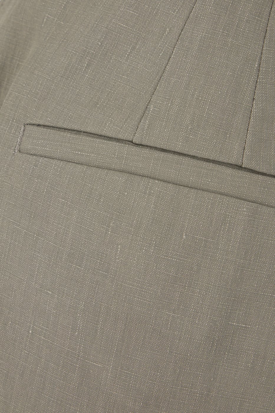 Jil Sander Grey linen bermuda shorts