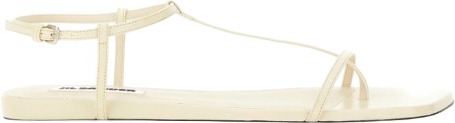 Leather Sandals With Ankle Strap