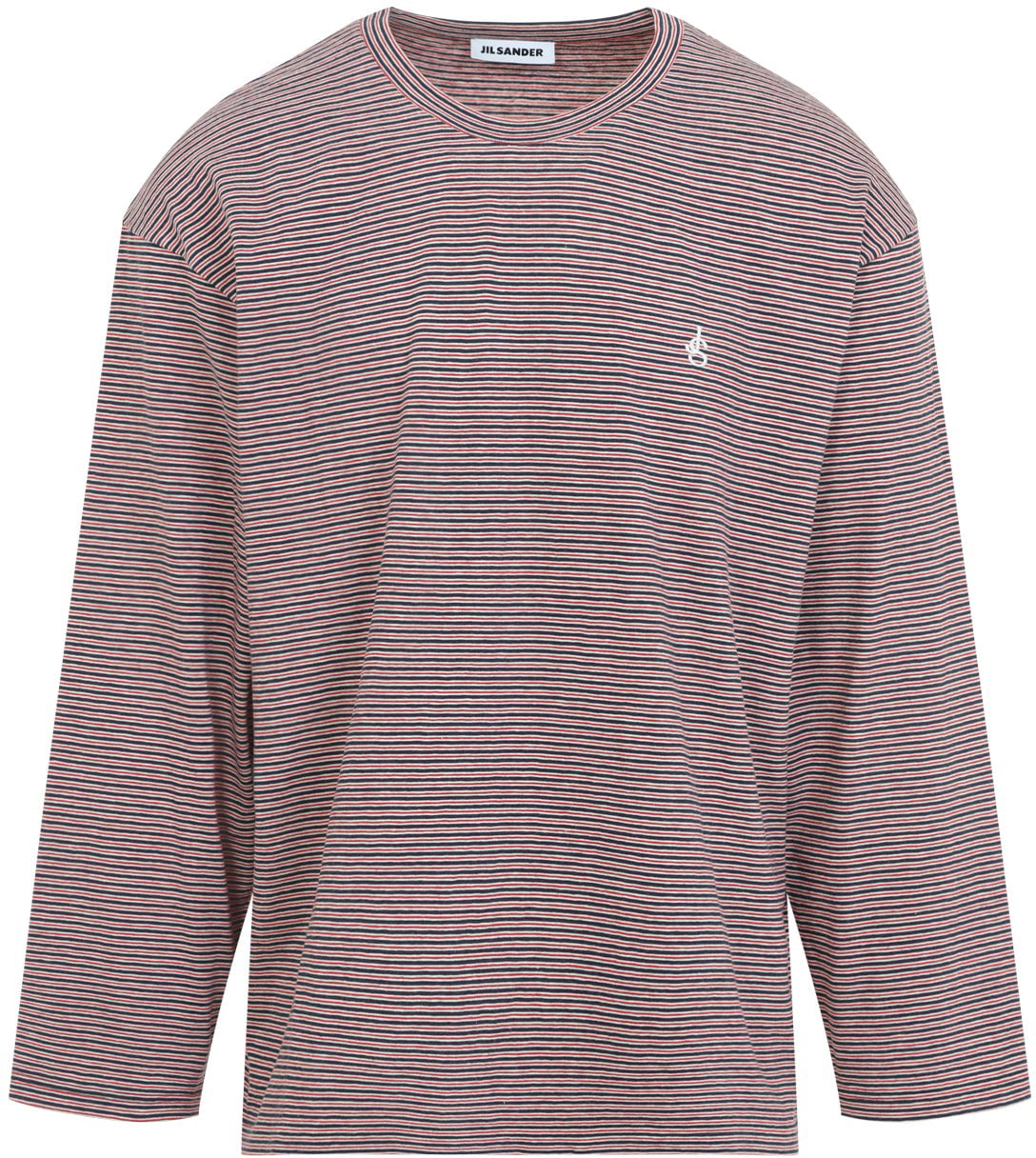 Jil Sander Striped Long-Sleeve T-Shirt
