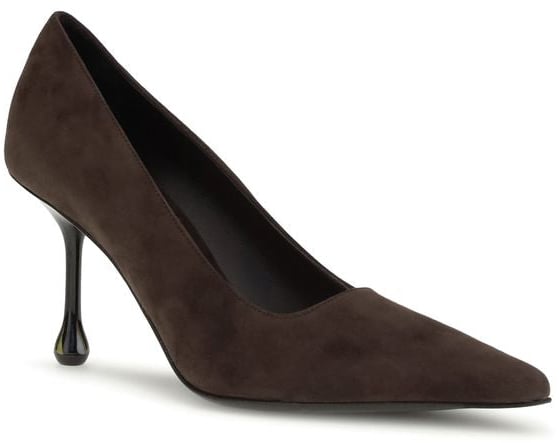 Jimmy Choo Brown Leather High Heel Pumps