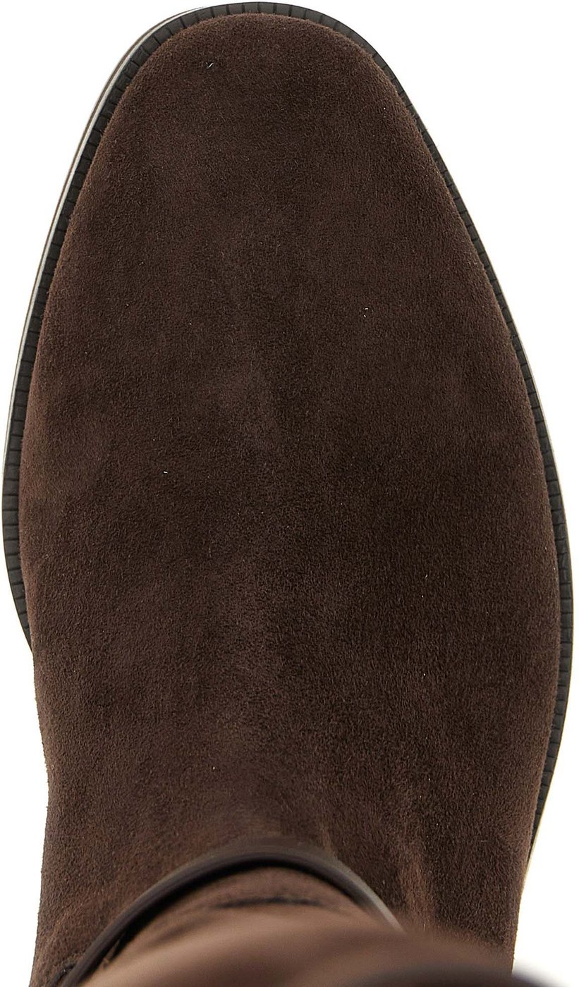 Jimmy Choo Brown Leather Over The Knee