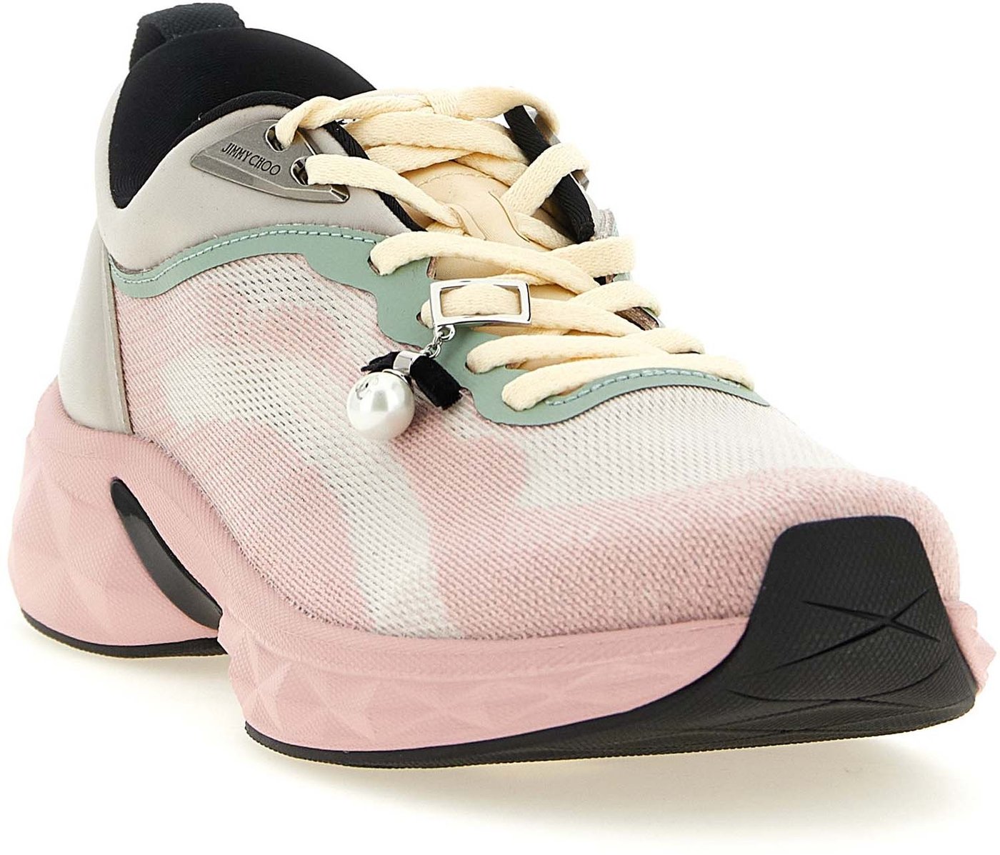 Jimmy Choo Multicolor Tencel Athletic Sneakers