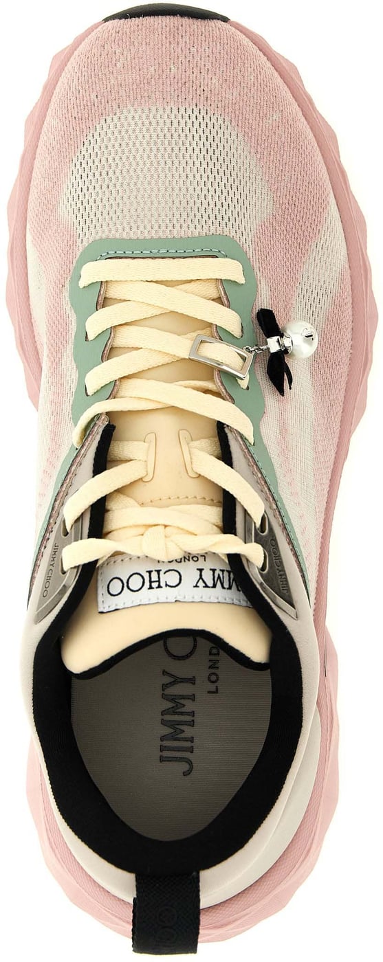 Jimmy Choo Multicolor Tencel Athletic Sneakers