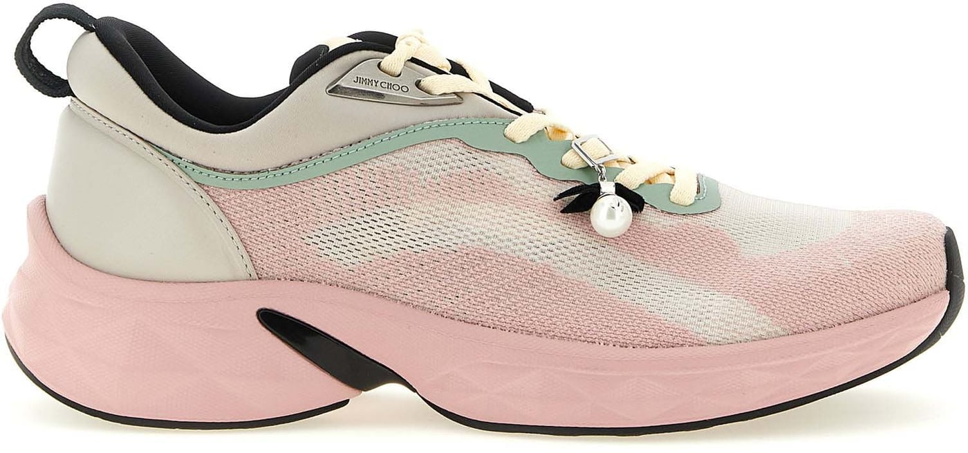 Jimmy Choo Multicolor Tencel Athletic Sneakers