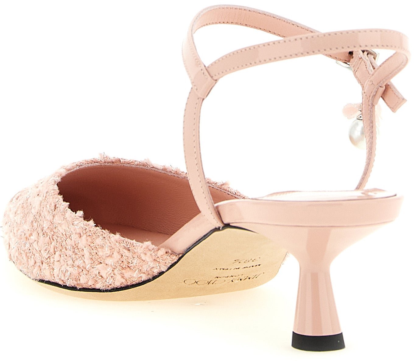 Jimmy Choo Multicolor Tencel Mid Heel Pumps