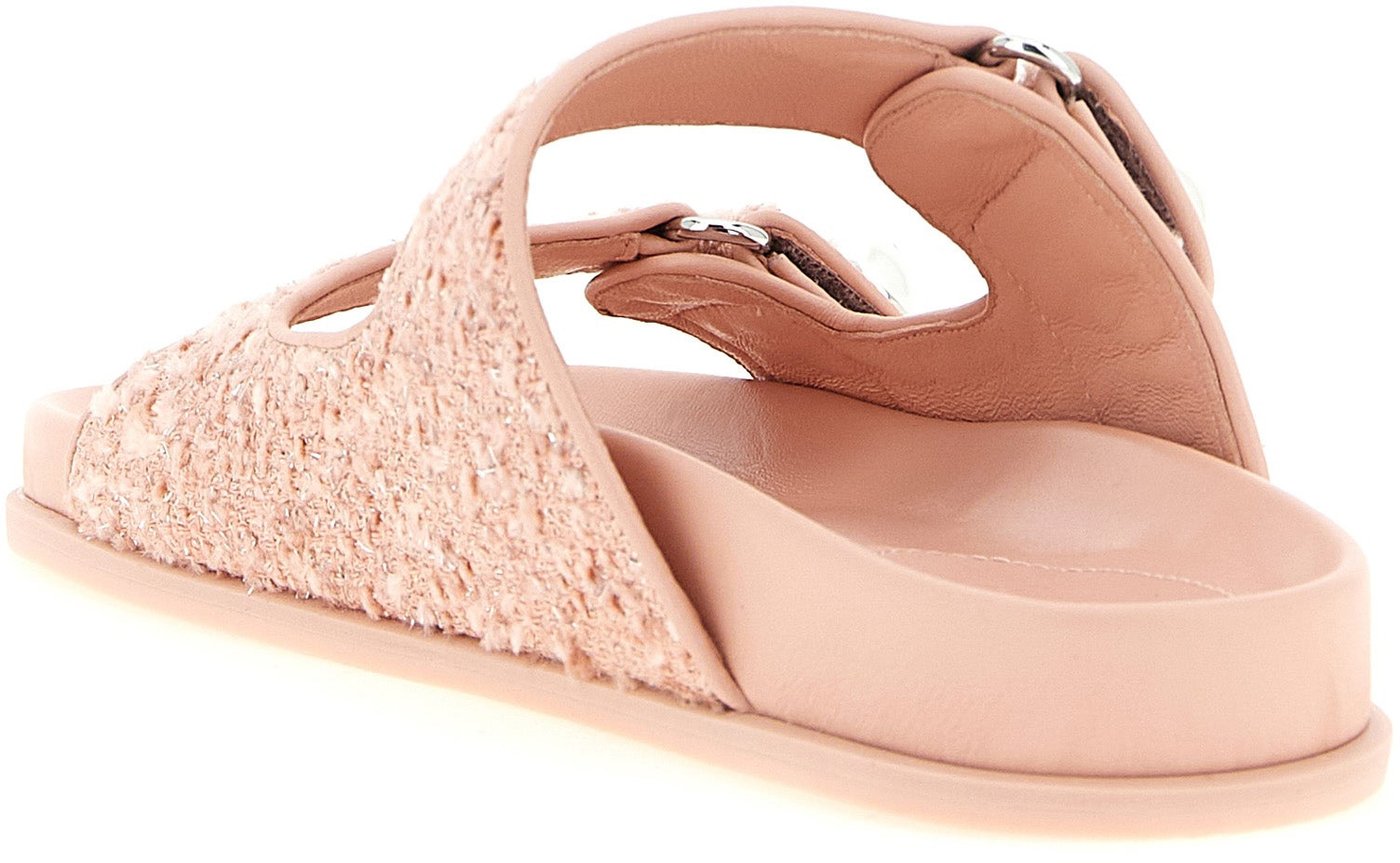 Jimmy Choo Multicolor Tencel Slides