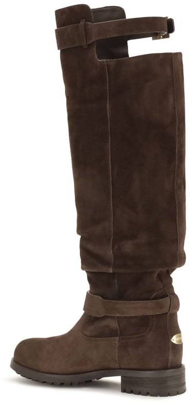 Jimmy Choo Brown Calf Leather Bos Taurus Lace-Up Boots
