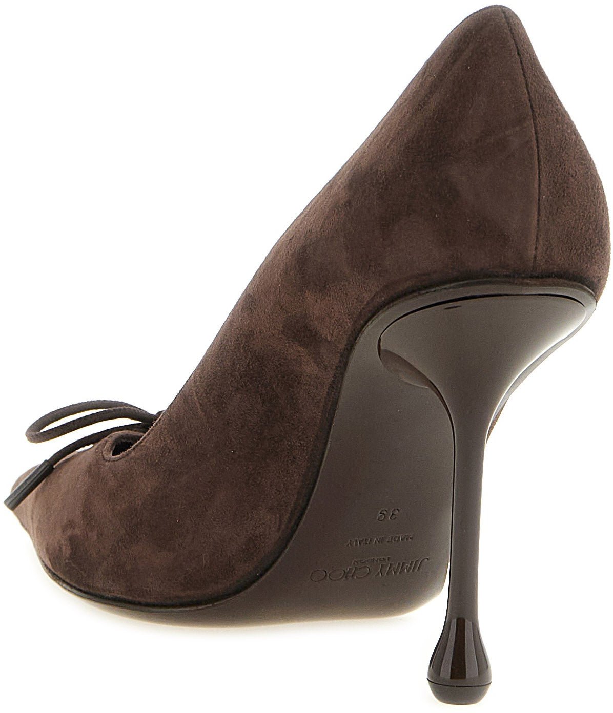 Jimmy Choo Brown Leather High Heel Pumps