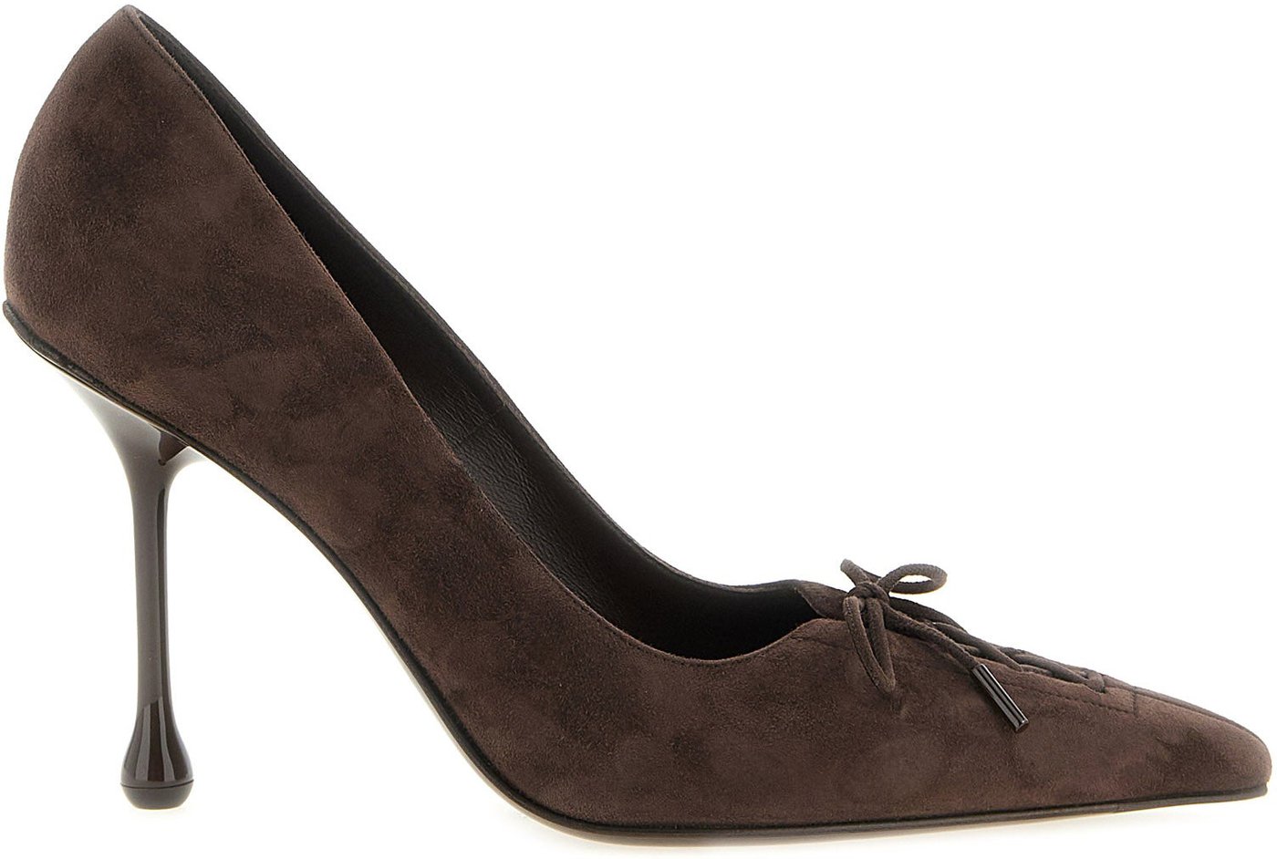 Jimmy Choo Brown Leather High Heel Pumps