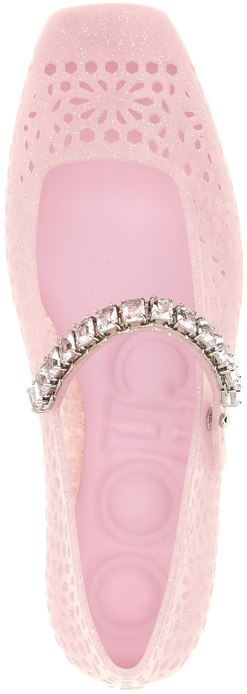 Jimmy Choo Multicolor Plastic Ballet Flats