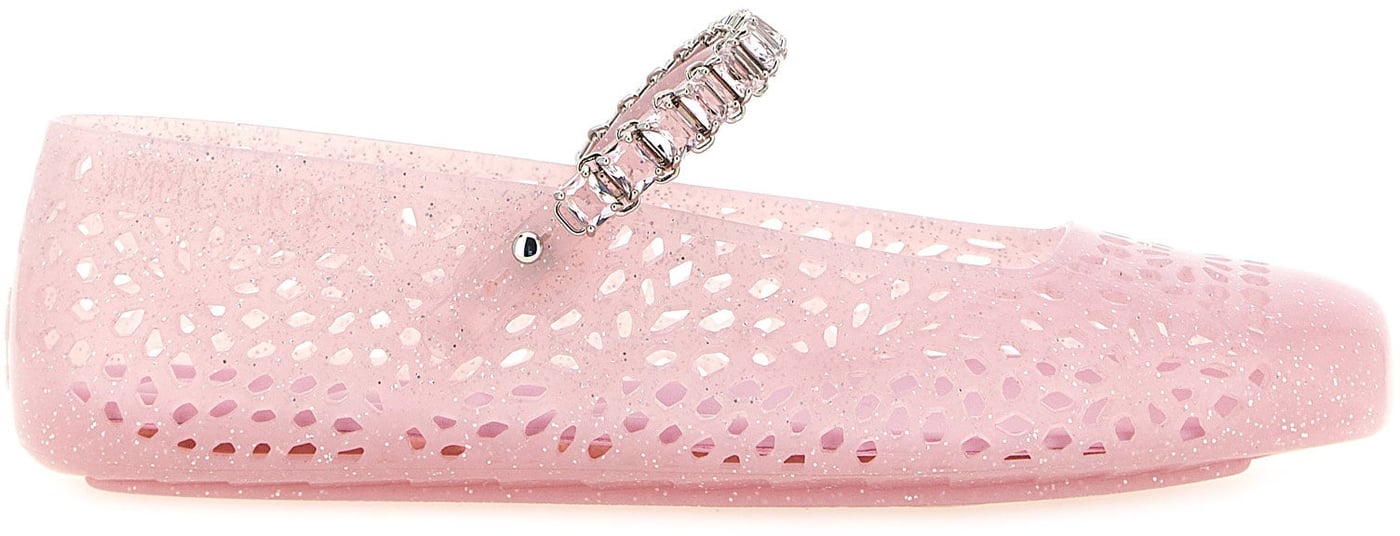 Jimmy Choo Multicolor Plastic Ballet Flats