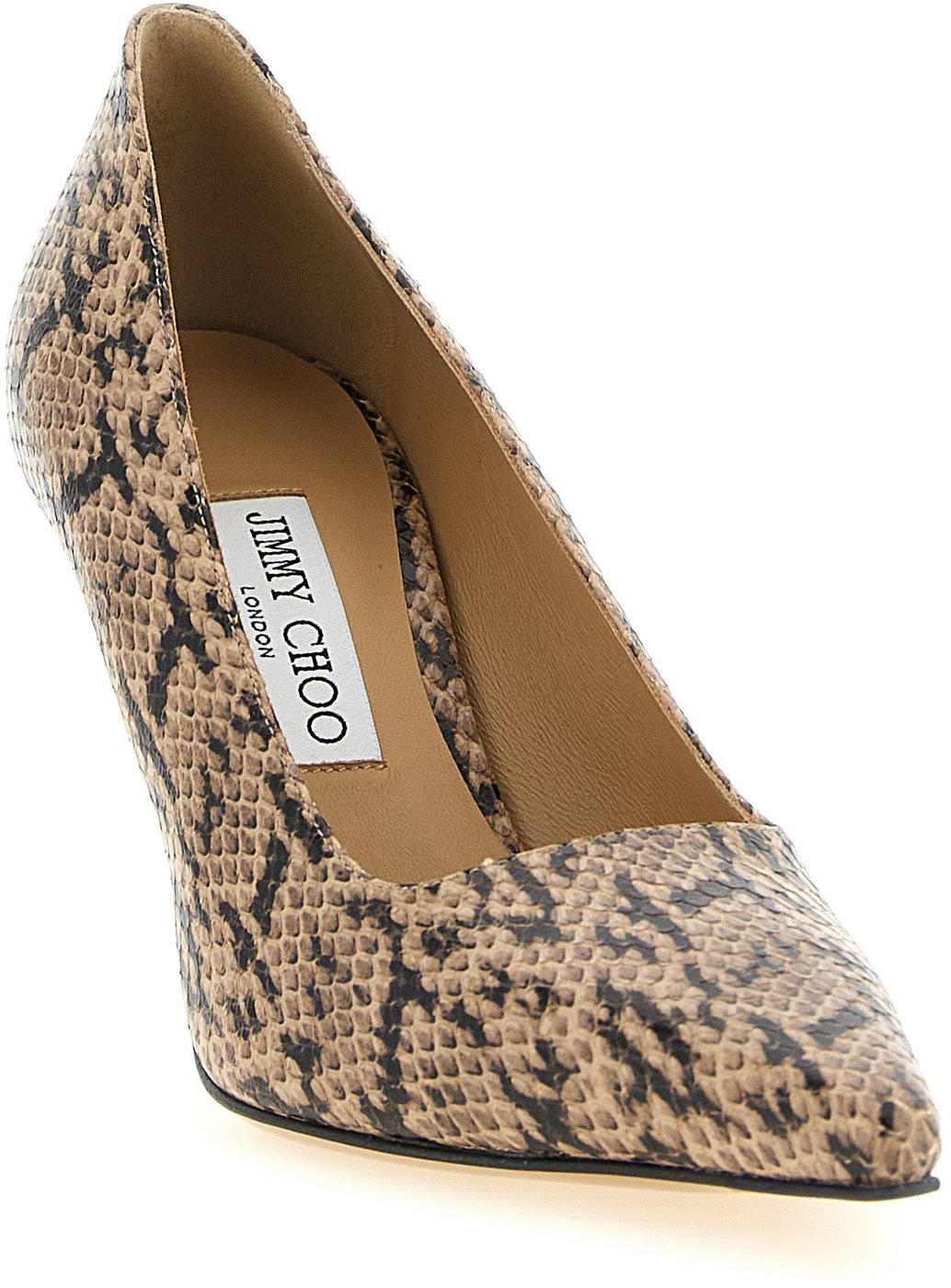 Jimmy Choo Brown Leather High Heel Pumps