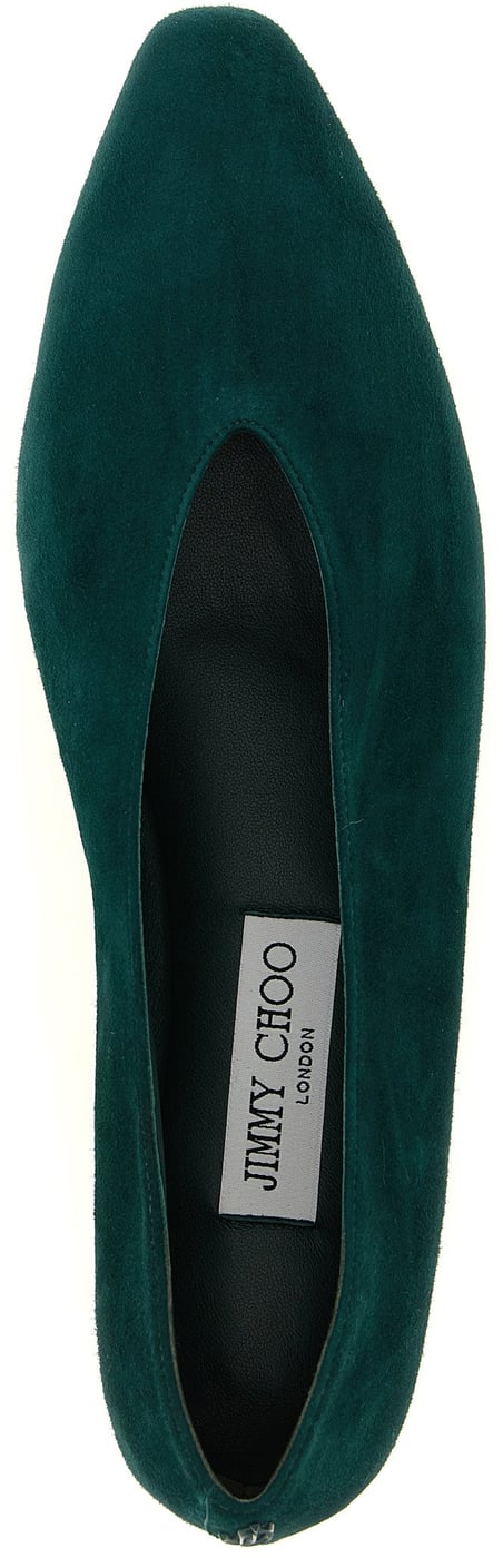 Jimmy Choo Bicolor Leather Ballet Flats