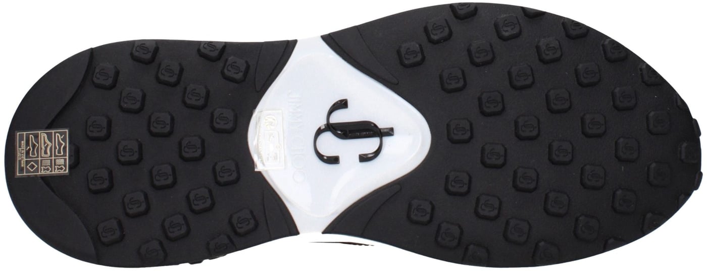 Jimmy Choo Black Fabric Athletic Sneakers