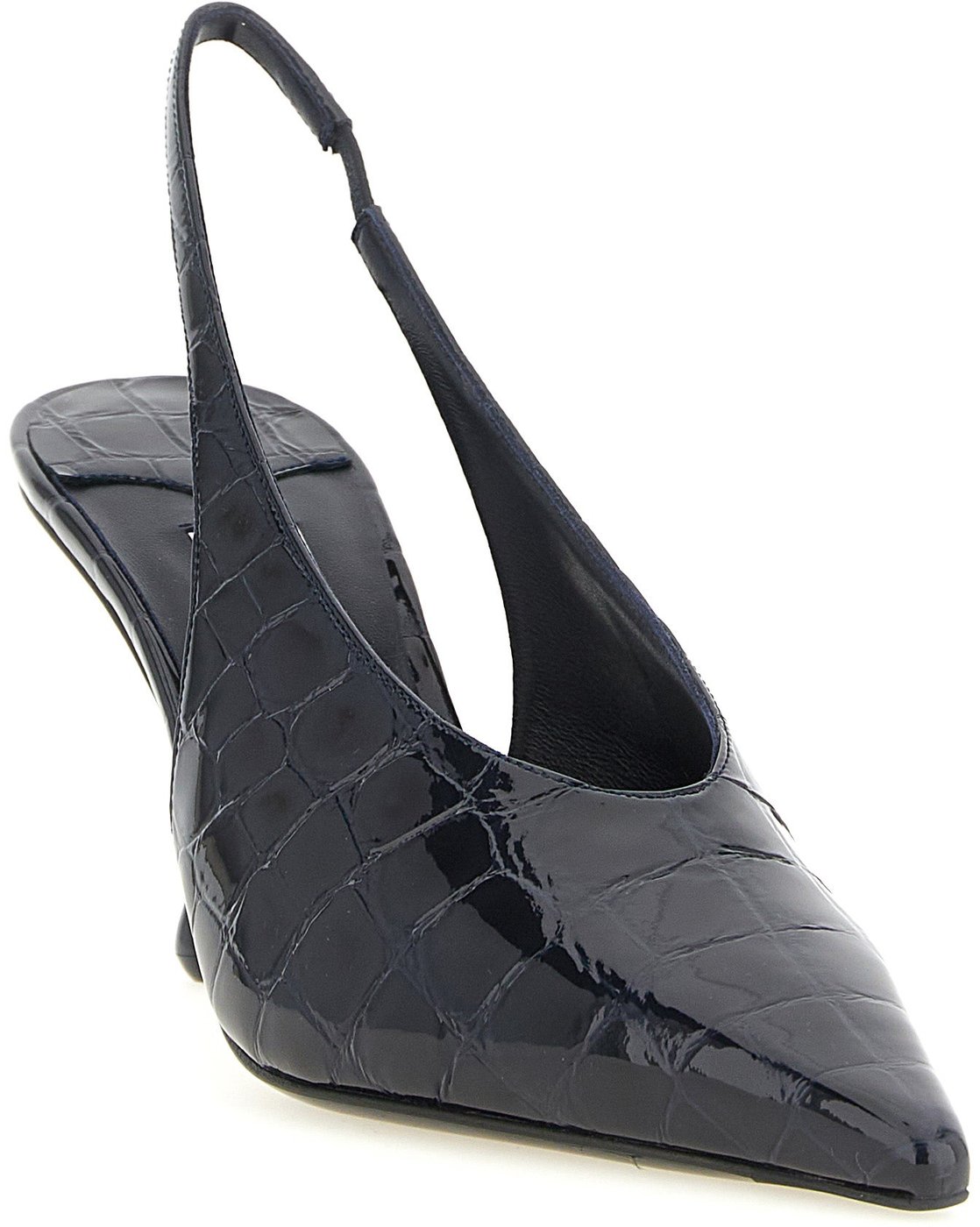 Jimmy Choo Blue Leather High Heel Pumps