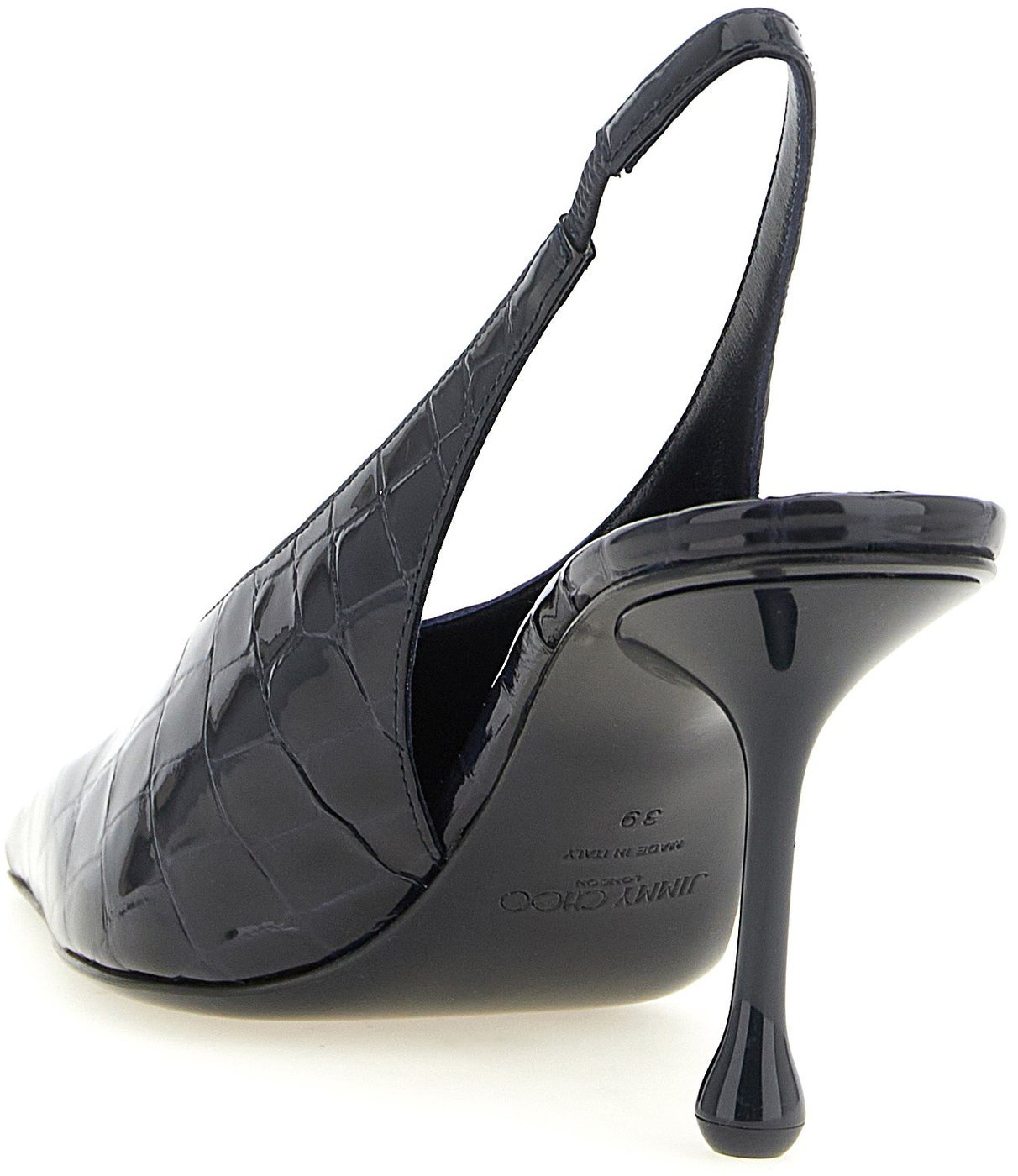 Jimmy Choo Blue Leather High Heel Pumps