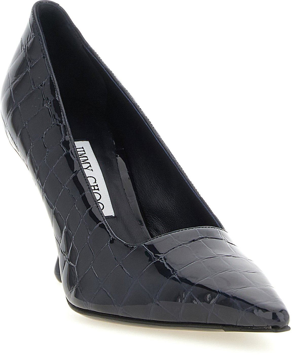 Jimmy Choo Blue Leather High Heel Pumps