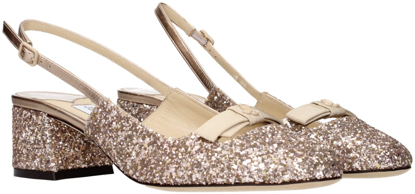 Jimmy Choo Pink Plastic Flat Sandals