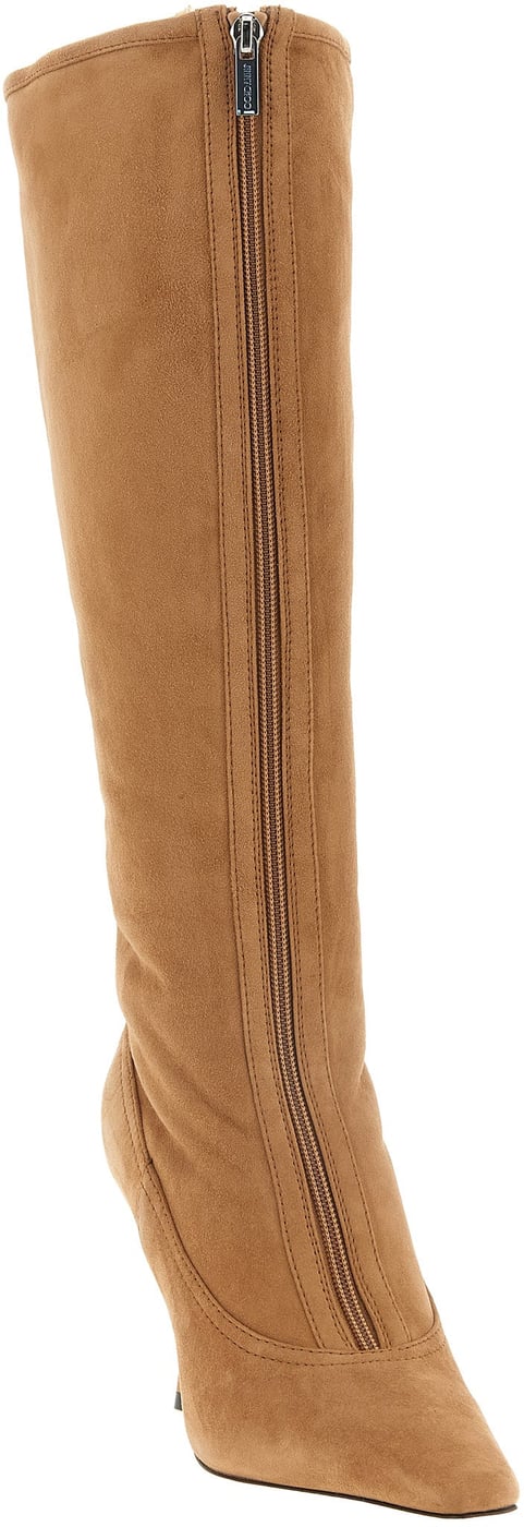 Jimmy Choo Beige Lamb Leather Over The Knee