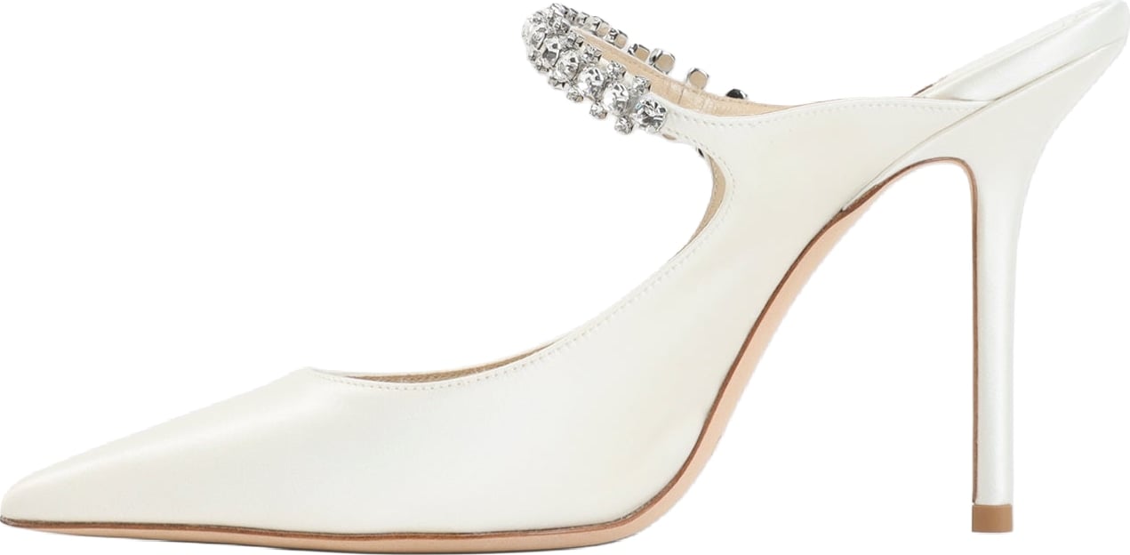 Jimmy Choo Bing Satin 100 Mules