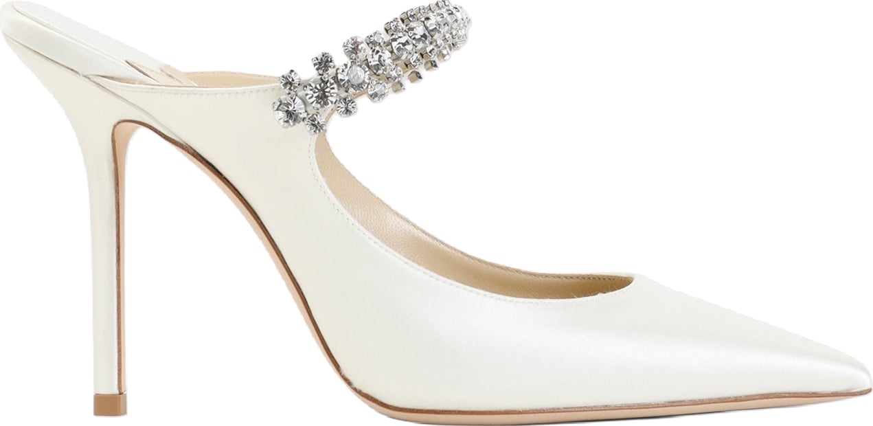 Jimmy Choo Bing Satin 100 Mules