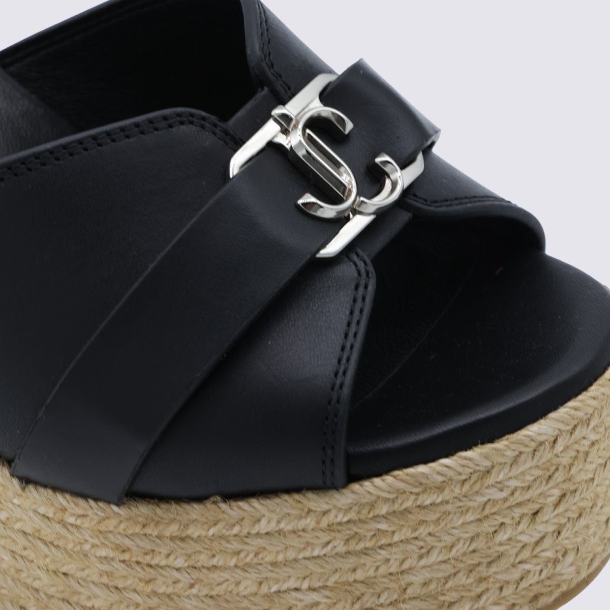 Open-Toe Wedge Platform Sandals