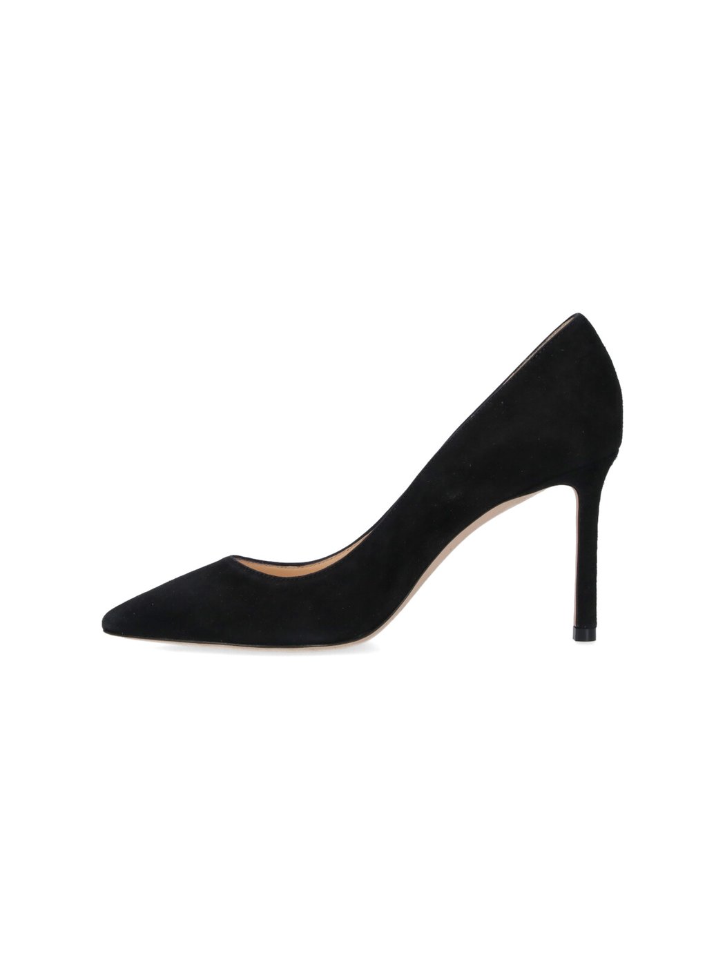Pointed-Toe Slip-On Pumps With Stiletto Heel