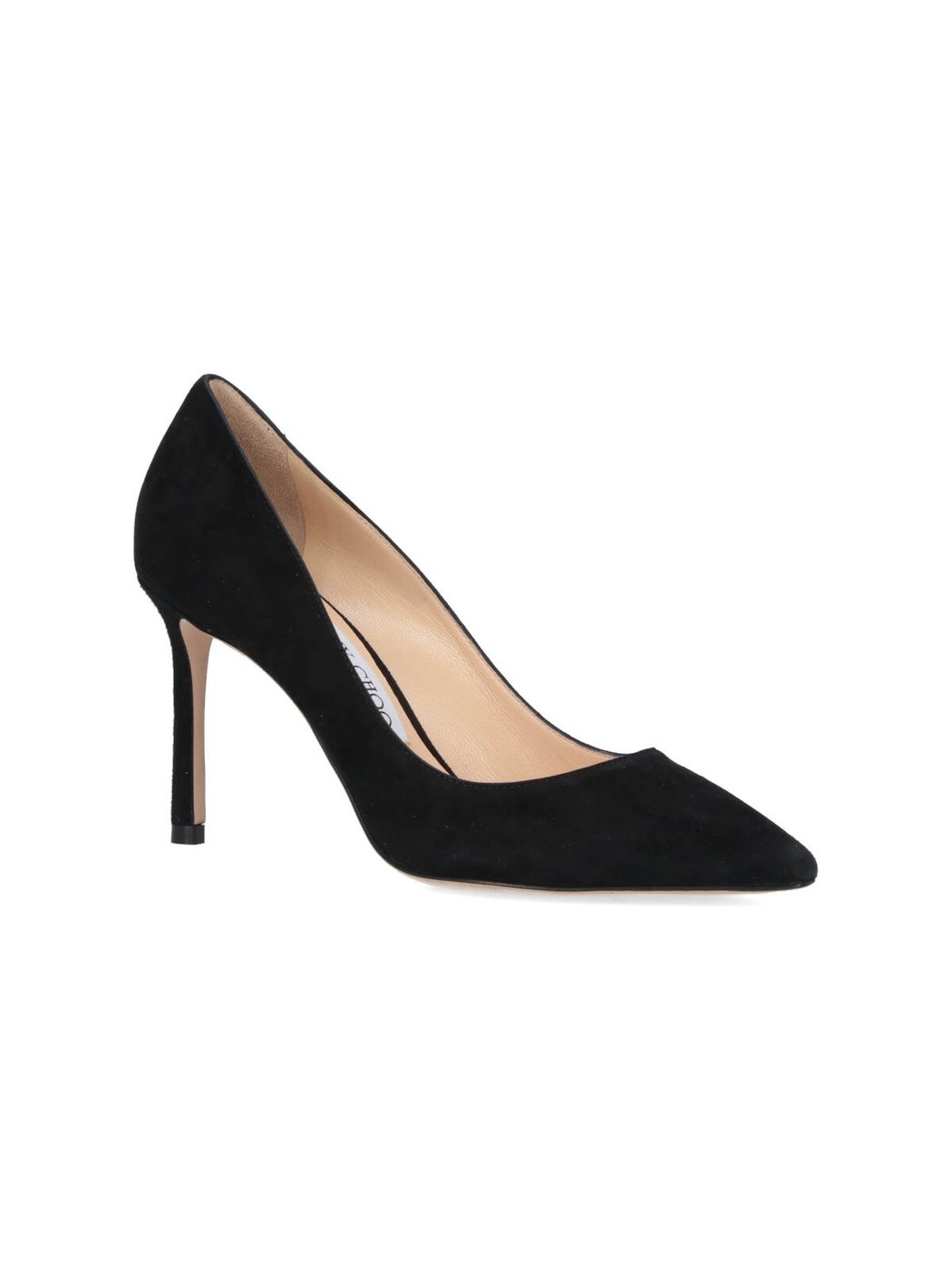 Pointed-Toe Slip-On Pumps With Stiletto Heel