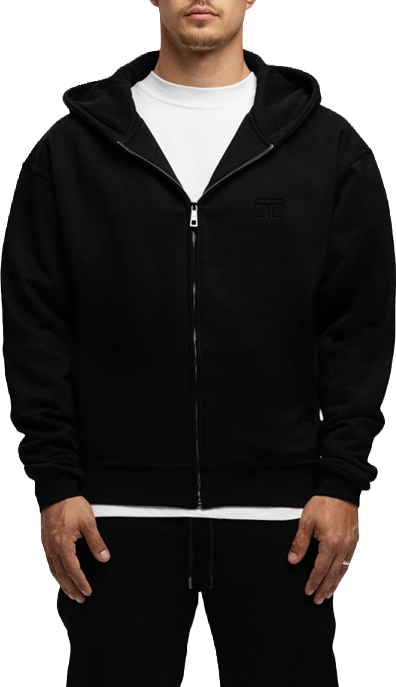 Jorcustom HeritageInMotion Fleece Zipped Hoodie M-FW26-ZIPHOODIE-HERITAGE Black