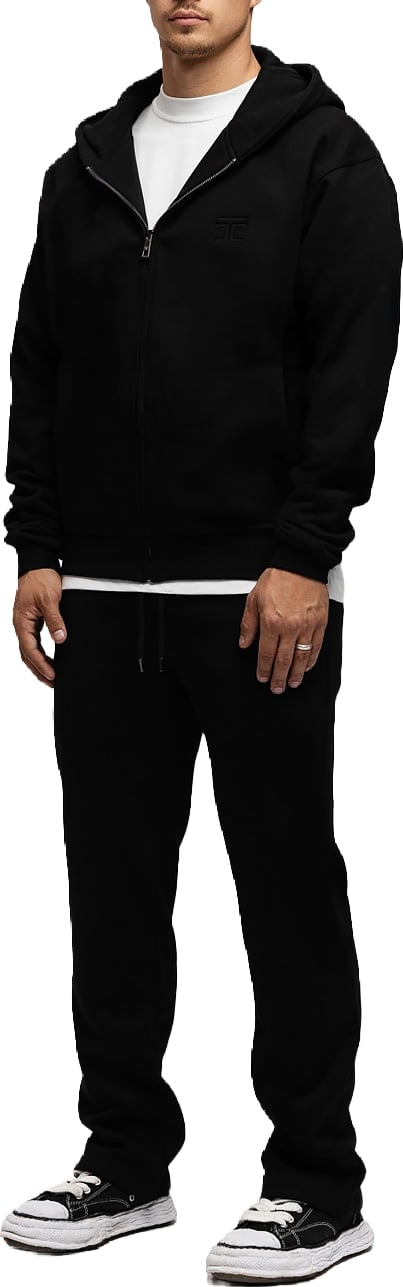 Jorcustom HeritageInMotion Fleece Zipped Hoodie M-FW26-ZIPHOODIE-HERITAGE Black
