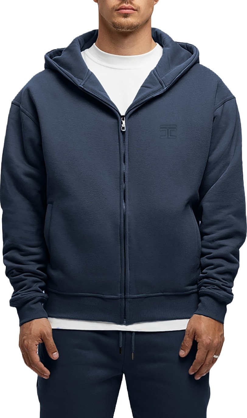 JORCUSTOM jorcustommonogramfleecezippedhoodiemfw26ziphoodiemonogrammidnightblue image_2