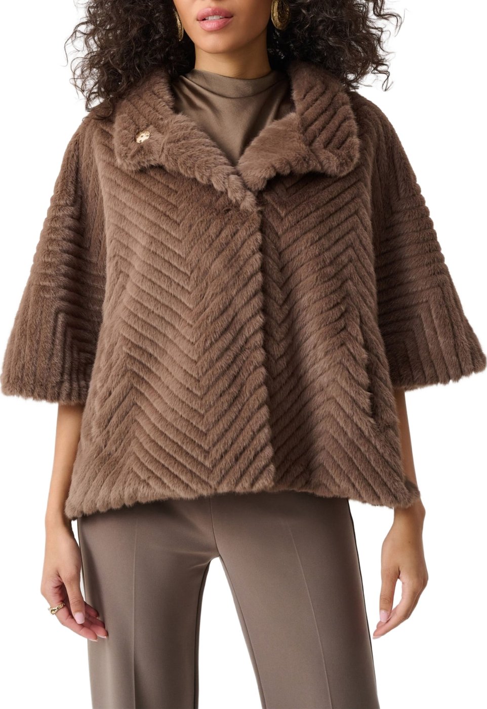 Joseph Ribkoff Lds Jacket Jackets Donkerbruin 263917