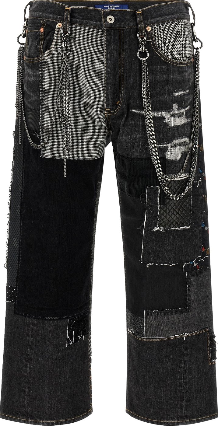 Junya Watanabe Blue Cotton Jeans Denim
