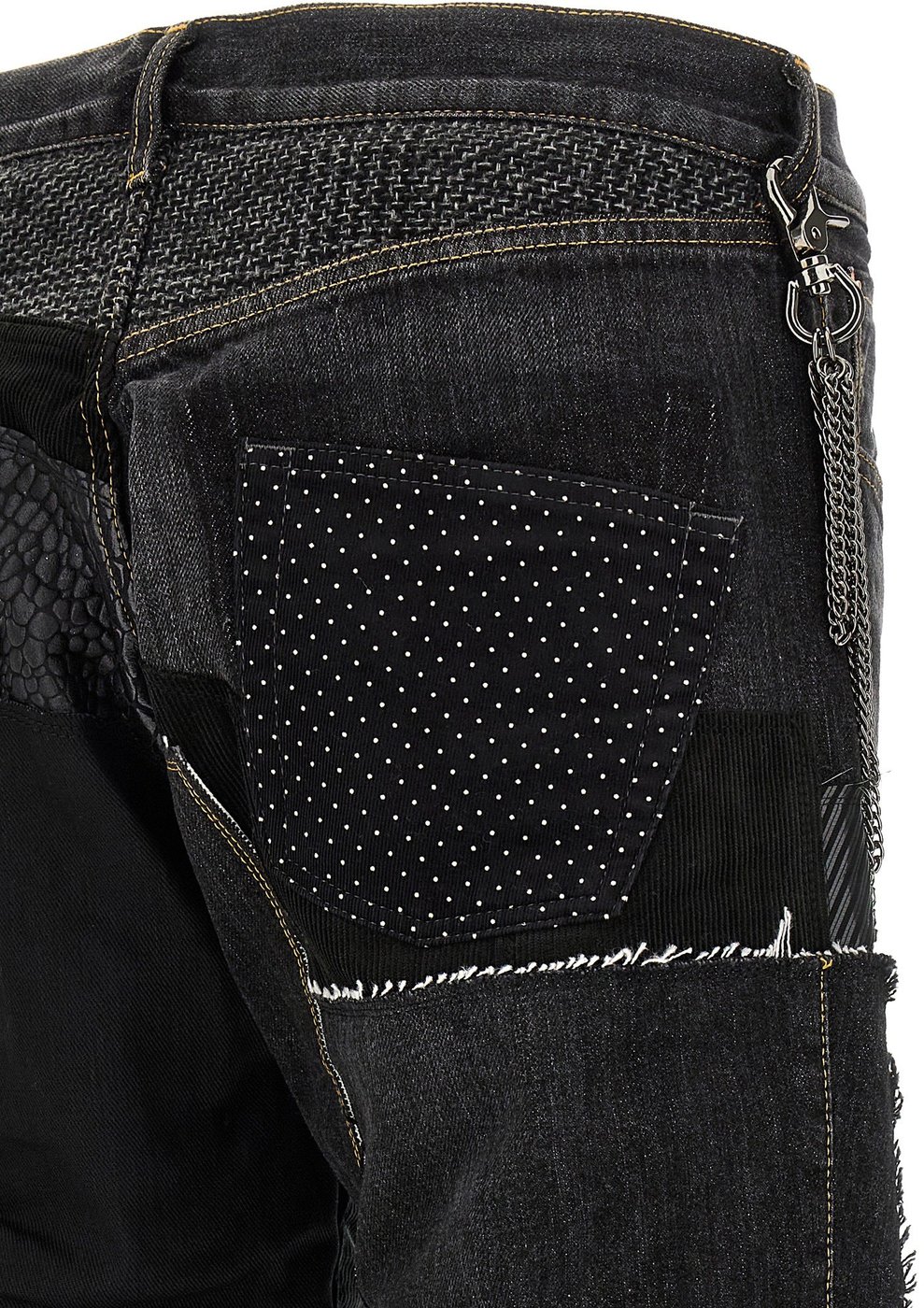Junya Watanabe Blue Cotton Jeans Denim