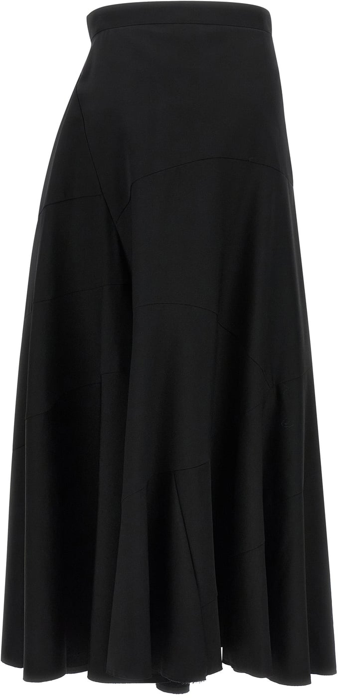 Junya Watanabe Black Wool Flared Pants