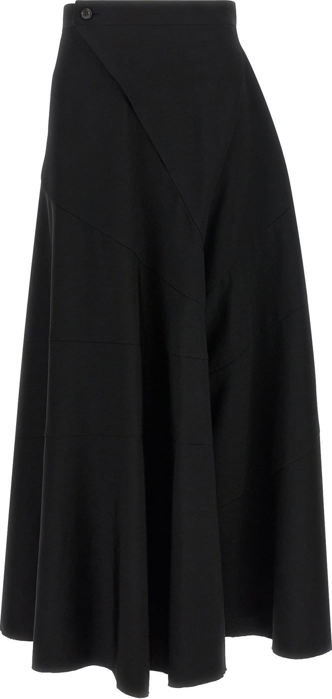 Junya Watanabe Black Wool Flared Pants