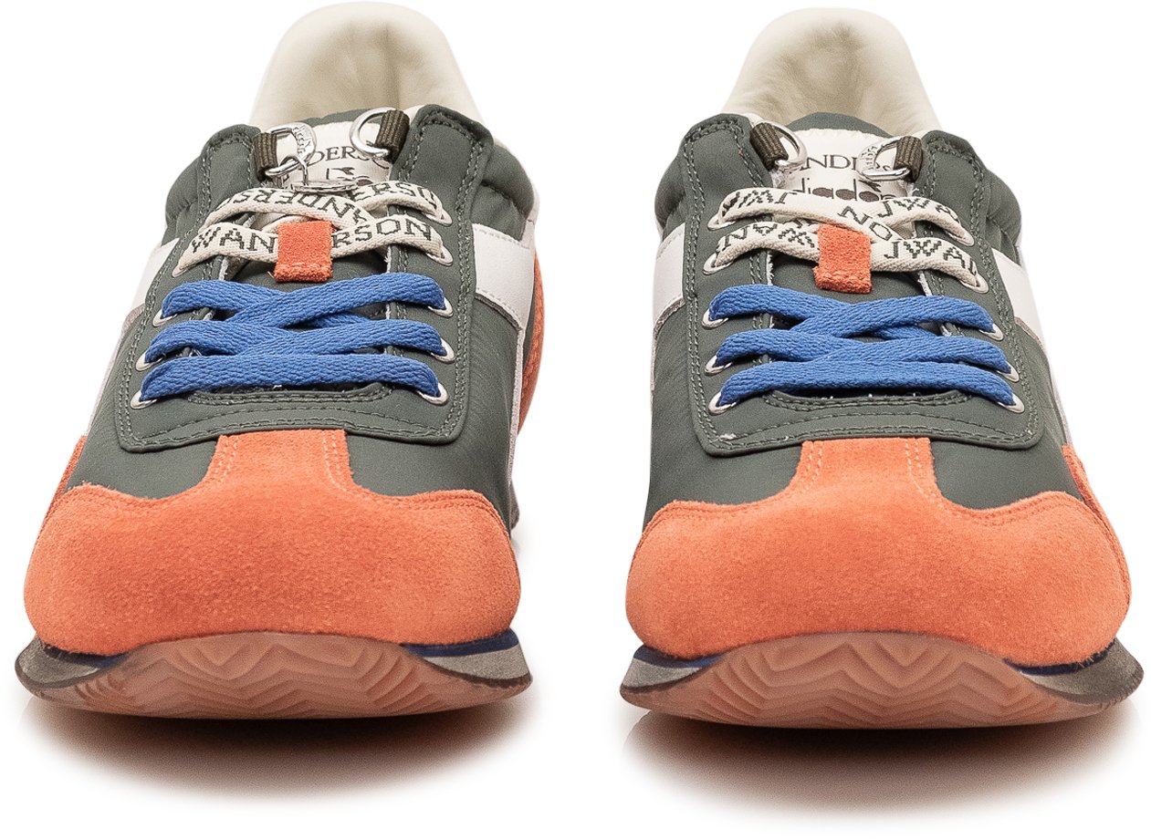 Sneaker con Pannelli a Contrasto