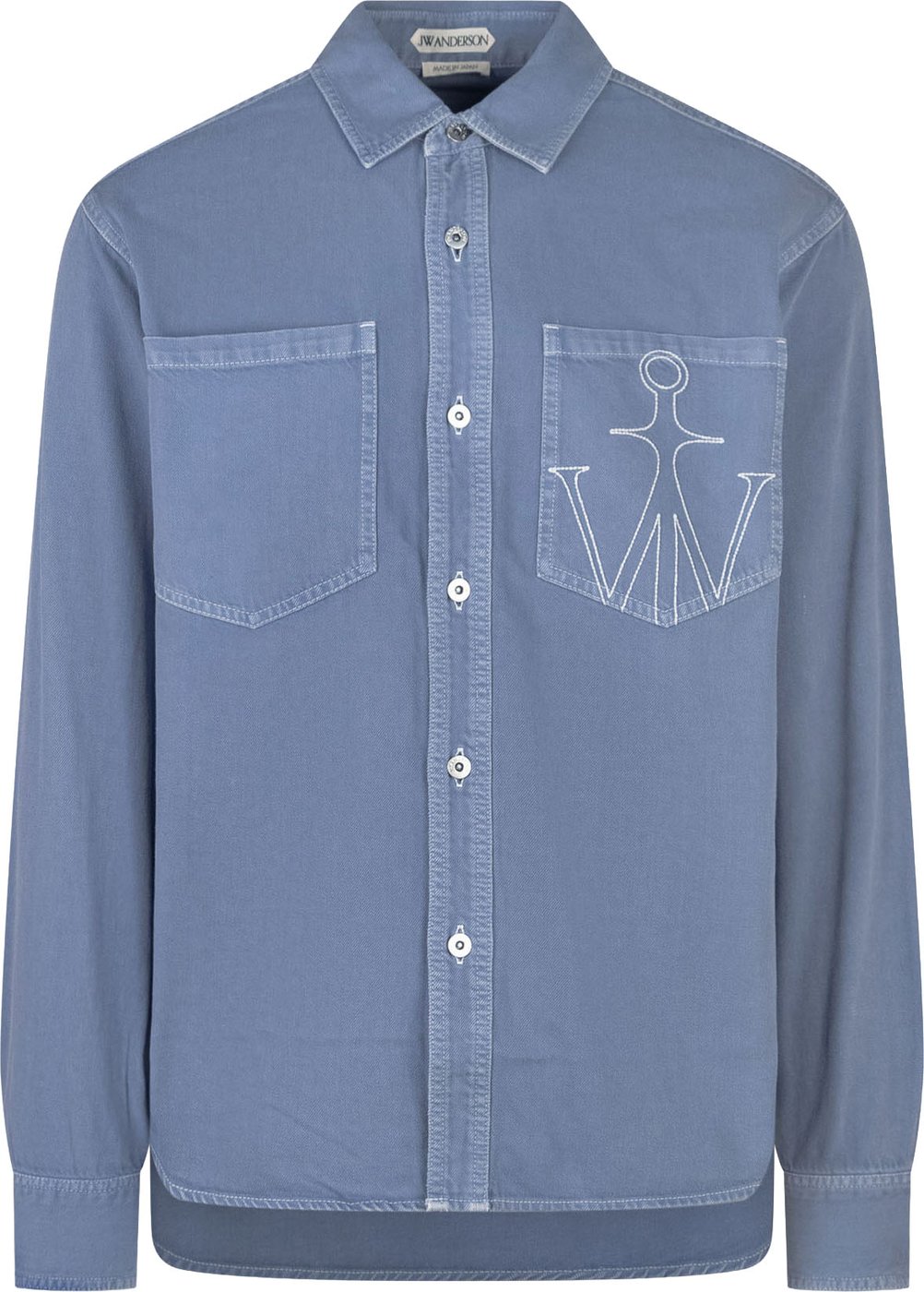 Camicia con Tasche e Ricamo