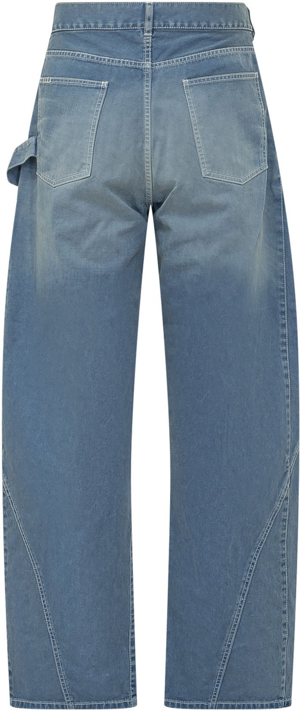 Jeans Workwear con Tasca Applicata