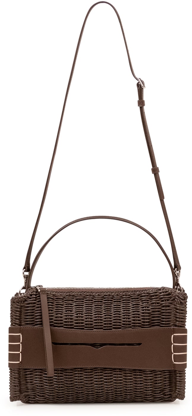 Borsa Loafer Intrecciata con Manico