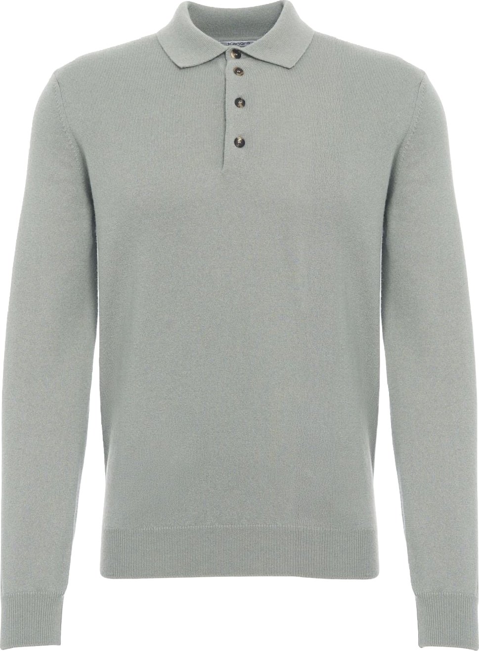 Cashmere polo sweater