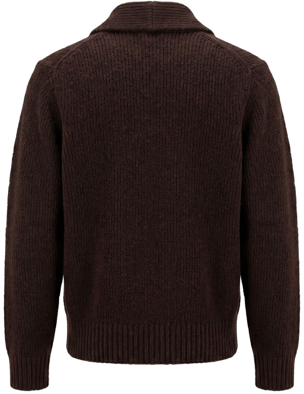 Cardigan with patch pockets