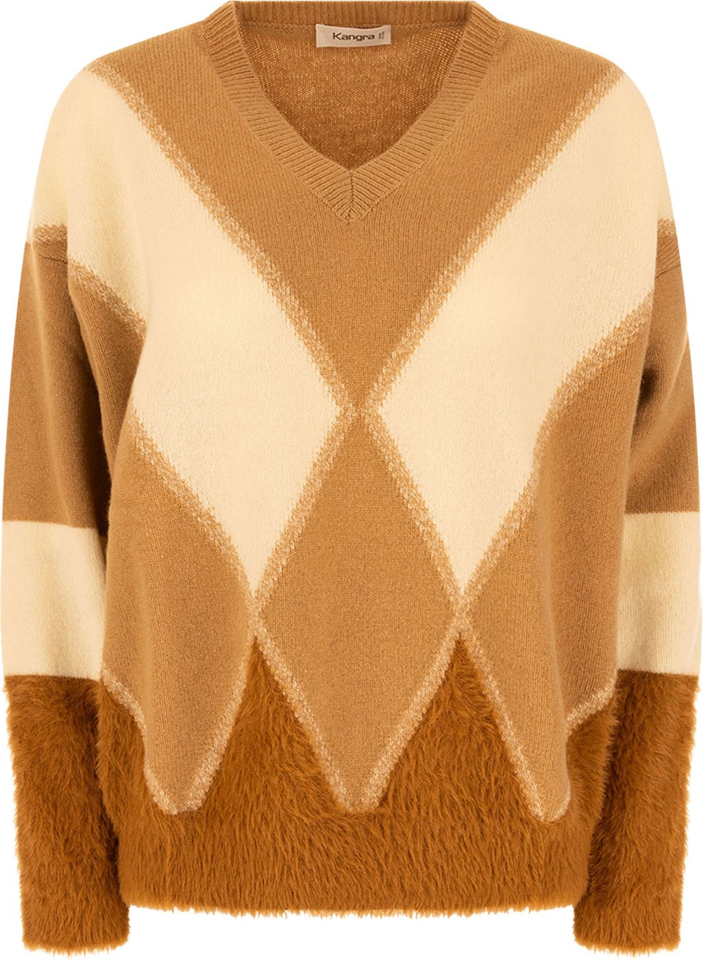 Kangra Embroidered wool blend sweater
