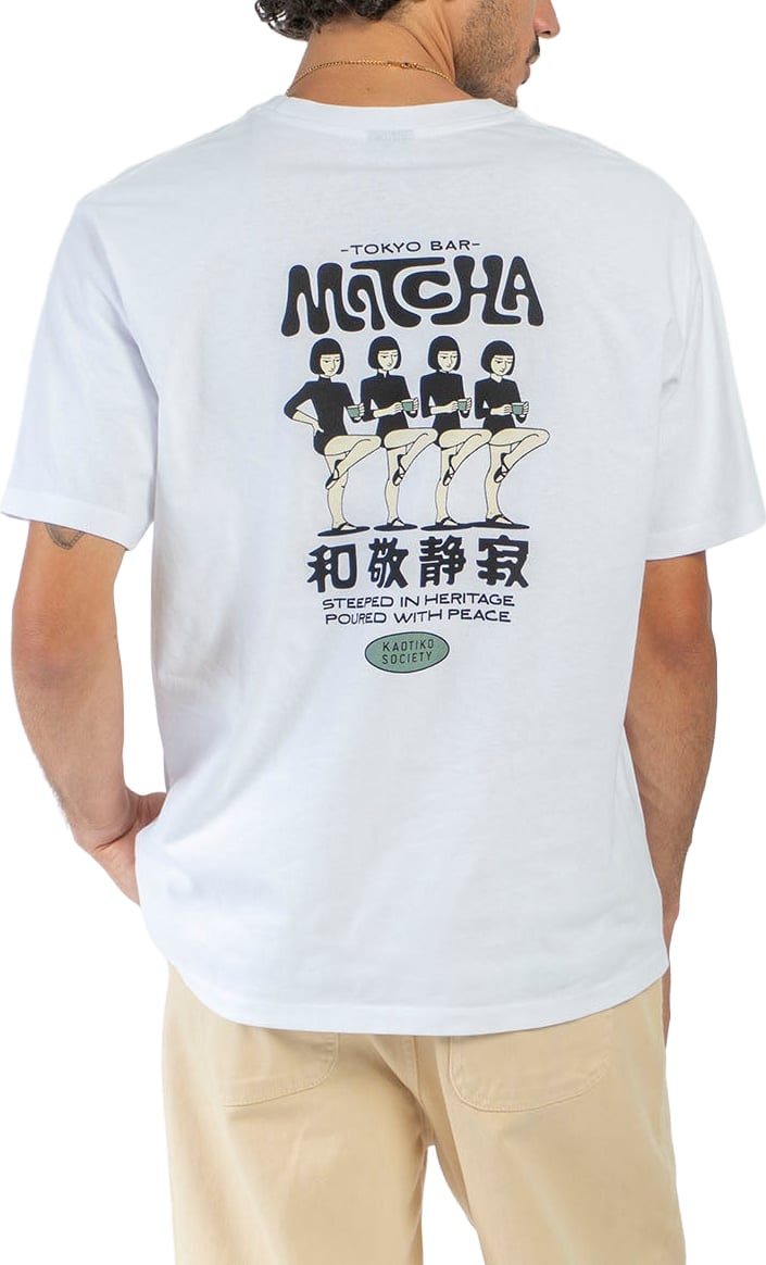 Kaotiko Matcha Tokyo T-shirt Wit